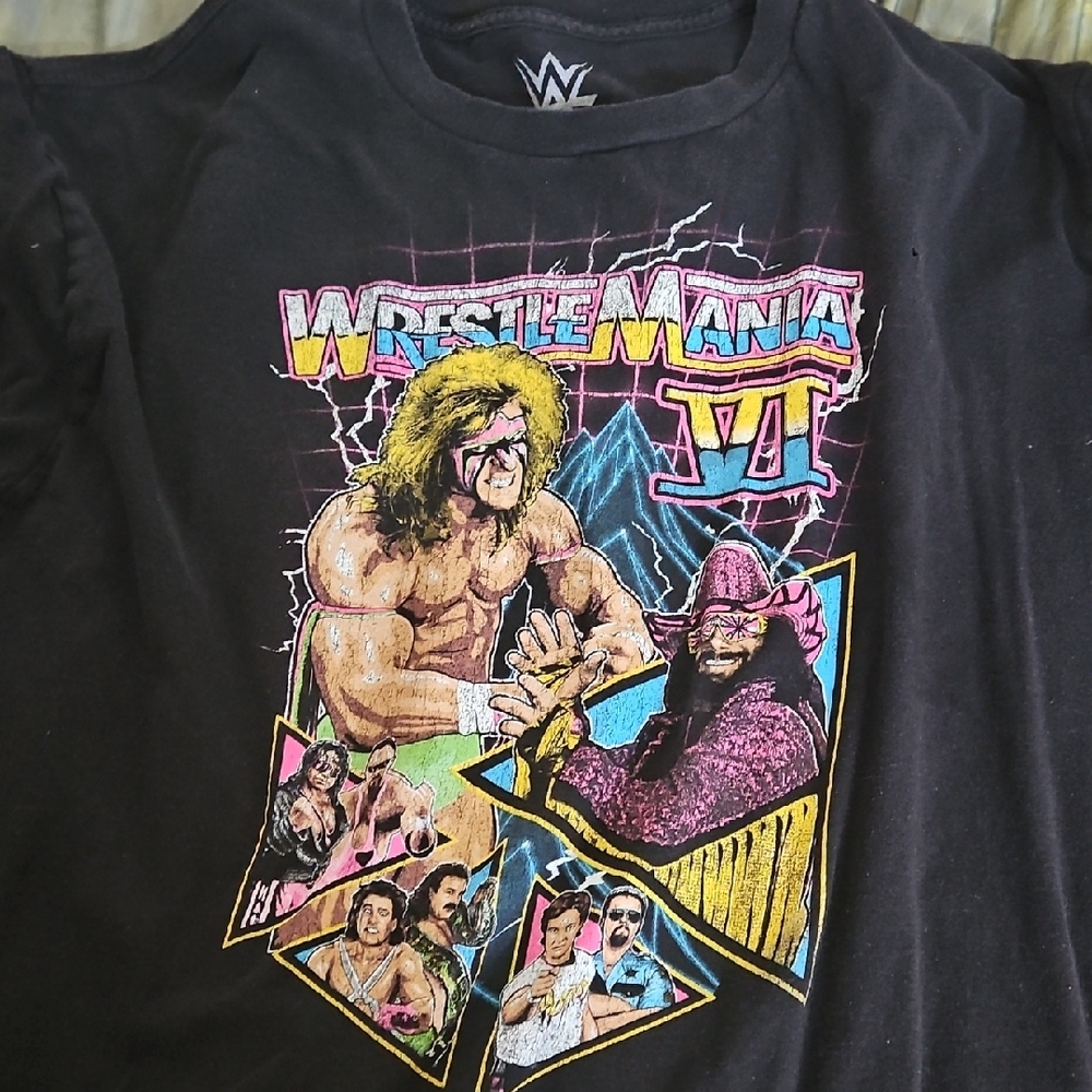 WWE Black Logo T-Shirt